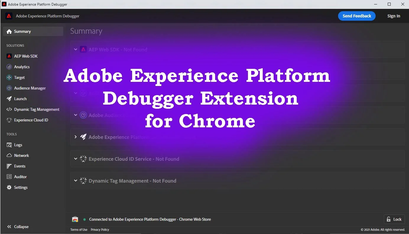 Adobe Experience Cloud debugger extension