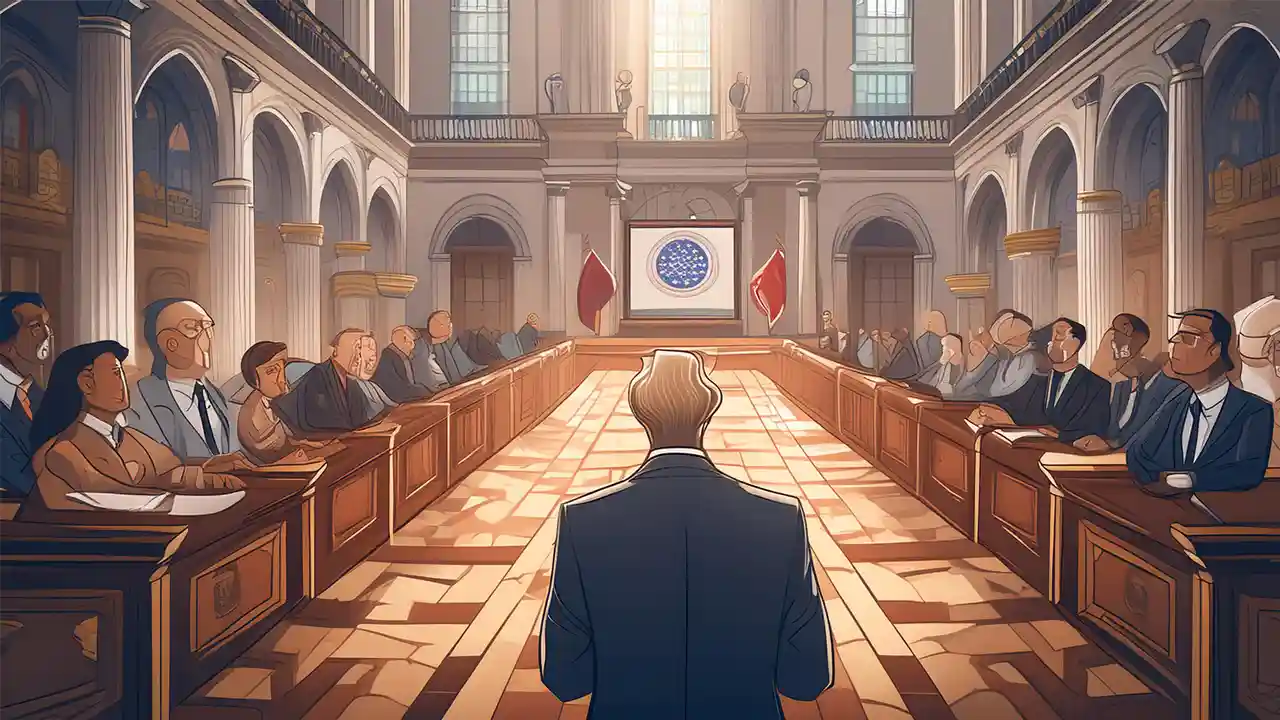 U.S. House of Representatives during a vote on the crypto banking bill